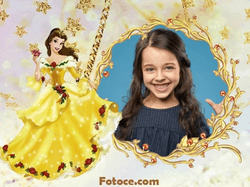 Princesa de Disney Añade marcos de fotos a tus imágenes online