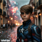 los vengadores capitan america cambio de cara para capitan america niños